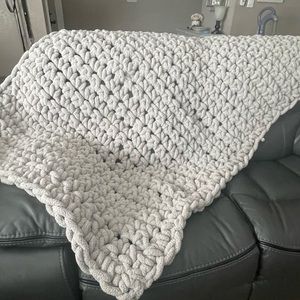 Handmade crochet blanket